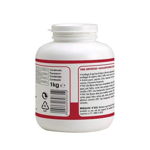 Pritt Cola Blanca Botella 1 Kg.